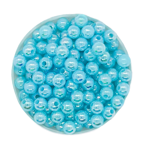 [10267] Perla plástica nacarada AB 6mm celeste x 10gr  