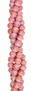 [10136] Vidrio bolita c/dorado 4mm x tira #4