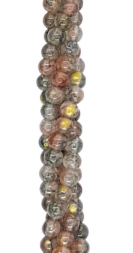 [10136] Vidrio marmolado bolita 4mm x tira #5