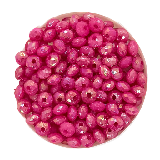 Dona acrílica facetada 6mm #015 