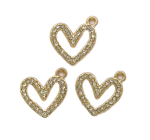 [12205] Dije fundición corazón chico c/strass x 2 un. (2)