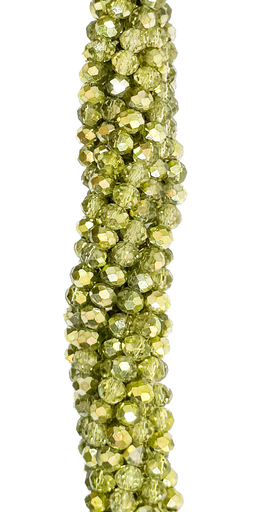 [10641] Cristal de roca 4mm verde manzana bicolor