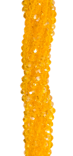[10641] Cristal de roca 4mm amarillo oscuro transparente 