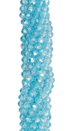 [10641] Cristal de roca 4mm celeste transparente tornasol 