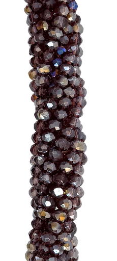 [10641] Cristal de roca 4mm violeta transparente tornasol (GB)
