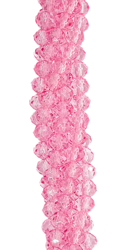 [10642] Cristal de roca 6mm rosa transparente