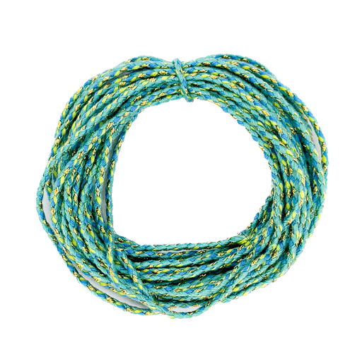 [11433] Cordón trenzado algodón c/lurex #011 x 5mt.  