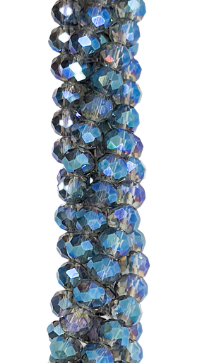 [10642] Cristal de roca 6mm tornasol azulado