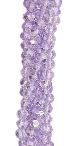 [10642] Cristal de roca 6mm lila bebe transparente
