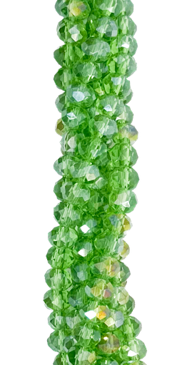[10642] Cristal de roca 6mm verde transparente tronasol