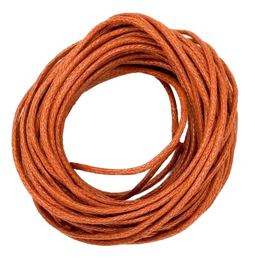 Cordón con alma 1.5mm naranja