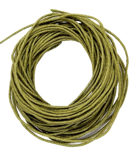 Cordón con alma 1.5mm verde oliva