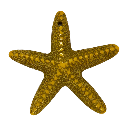 [10228] Estrella de Mar resina (mod 1) amarilla x 1un  