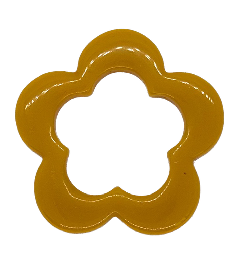 [10228] Flor resina mostaza x 1un  