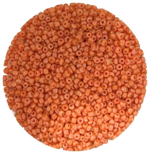 [11223] Mostacilla naranja perlado #130 x 25gr      