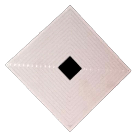 [12225] Mandala viento acero inoxidable rombo recto 15cm 