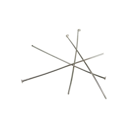 [10019] Alfiler con tope plateado 4,5 cm x 15gr