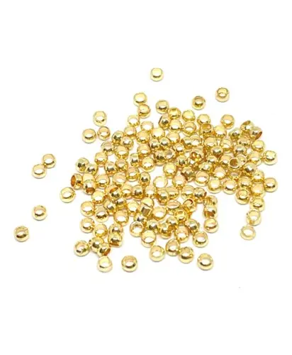 [10026] Apreta tanza dorado 2.5mm x 2 g. 