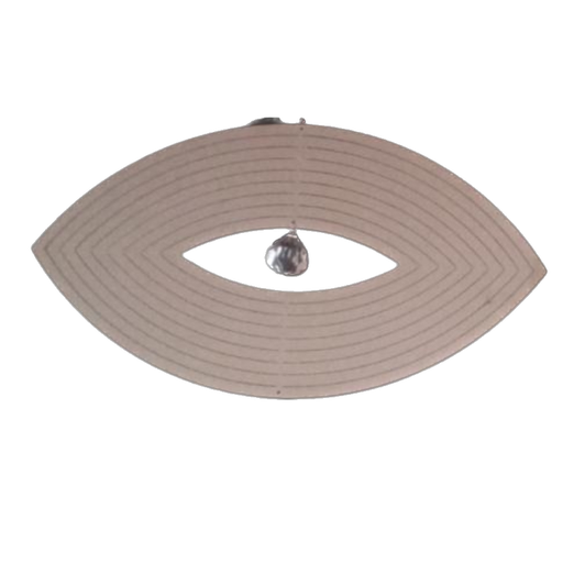 [12225] Mandala viento acero inoxidable Ojo  
