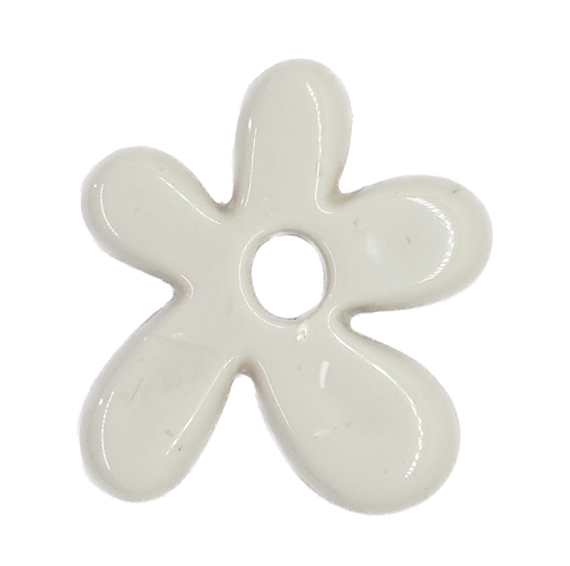 [10228] Flor resina (mod 2) blanca x 1un 