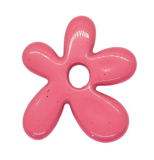 [10228] Flor resina (mod 2) rosa x 1un