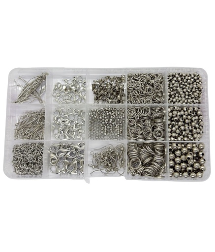 [10512] BOX Fornituras plateadas