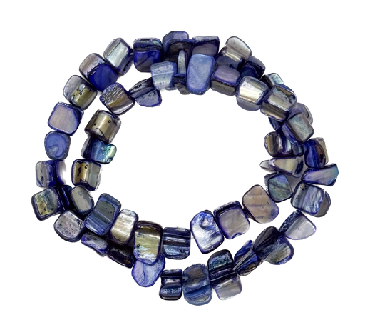 [10871] Tira nacar chispita azul 40cm x 1un 