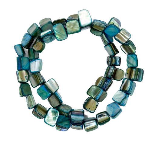 [10871] Tira nacar chispita celeste 40cm x 1un 