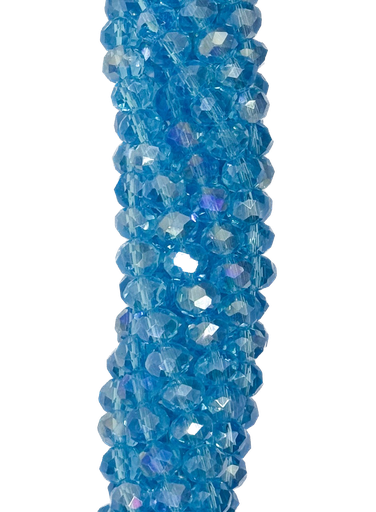 [10642] Cristal de roca 6mm celeste transparente tornasol (GB)