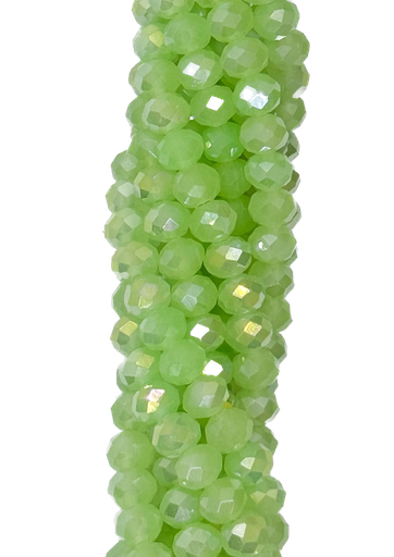 [10642] Cristal de roca 6mm verde claro opalino tornasol
