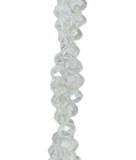 [10643] Cristal de roca 8mm transparente opalino tornasol 