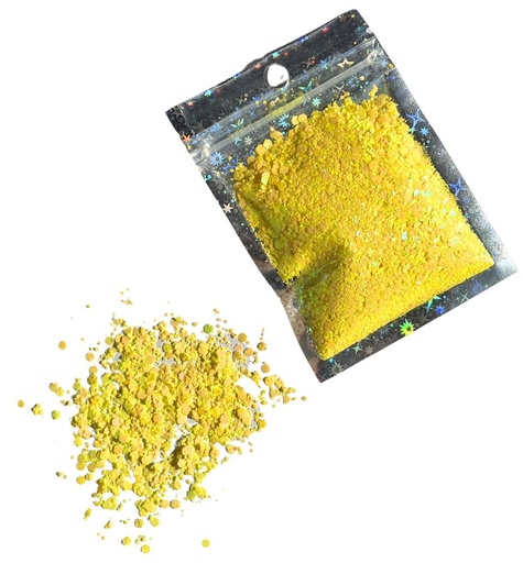 [10389] Glitter amarillo x 15gr 