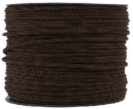 Cola de rata fina 2mm marrón oscuro
