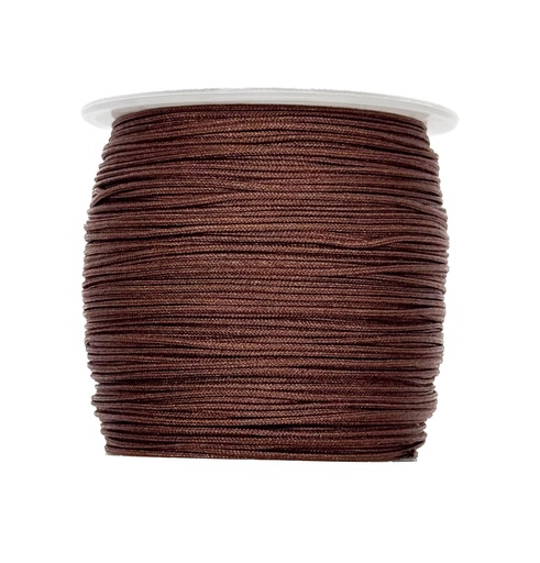 Hilo chino 0.8 mm marrón oscuro 