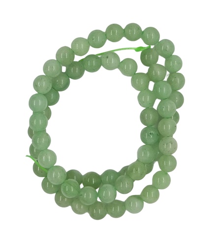 [10388] Bolita piedra cuarzo verde 6mm x tira 