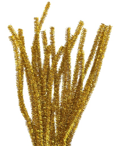 [11039] Limpia pipa lurex dorado x 10 un.  