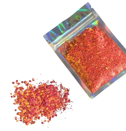 [10389] Glitter naranja x 15gr 