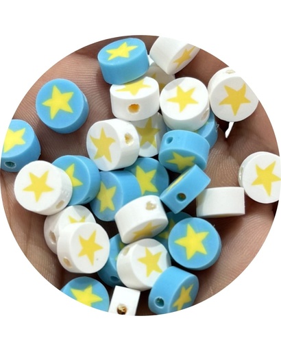 [10215] Fimo Argentina Estrellas x 5 un   
