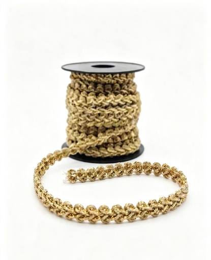 [12959] Galón dorado lurex 14mm x 1mt 