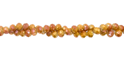 [10642] Cristal de roca 6mm marrón bicolor