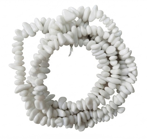 [10759] Escallas Porcelana Blanca x tira  