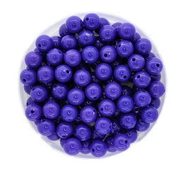 [10293] Bolita acrílico lisa violeta 6mm x 10g