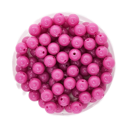 [10293] Bolita acrílico lisa fucsia 6mm x 10g