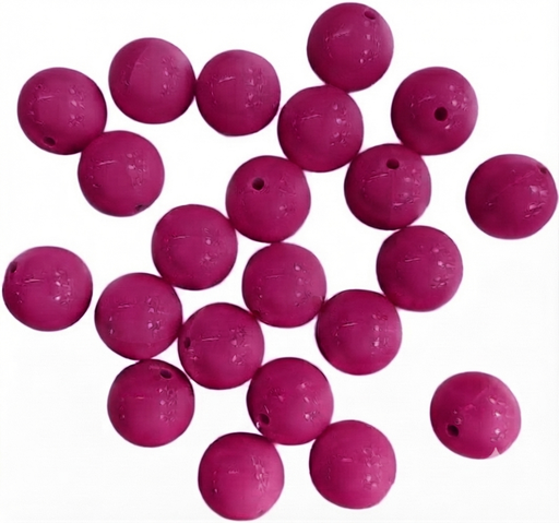 [10291] Bolita acrílico lisa 14mm fucsia x 40gr