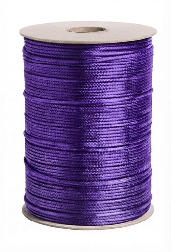[15009] Cordón Coreano 1mm rollo lila x 155mts  