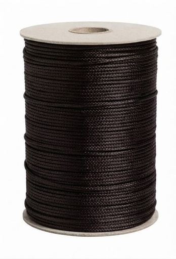 [15009] Cordón Coreano 1mm rollo marrón chocolate x 155mts 