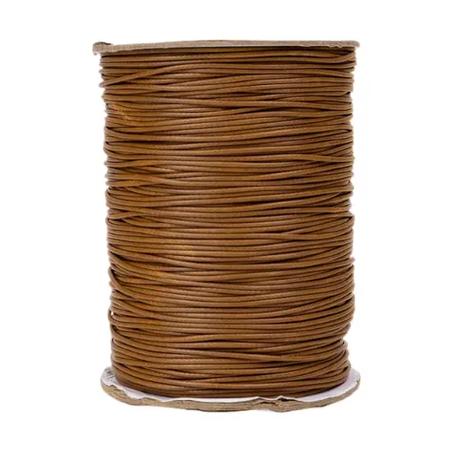 [15009] Cordón Coreano 1mm rollo marrón ddl x 155mts 