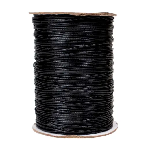[15009] Cordon Coreano 1mm rollo negro x 10mts  