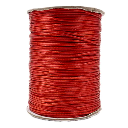 [15009] Cordón Coreano 1mm rollo rojo x 10mts 