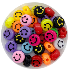 [11389] Plástico smile multicolor 10mm x 10gr